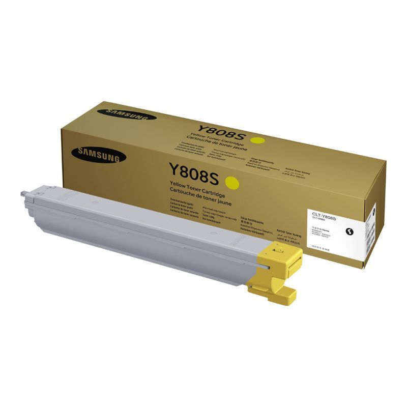 Samsung CLT-Y808S Amarillo Cartucho de Toner Original Samsung CLT-Y808S Amarillo Cartucho de Toner Original