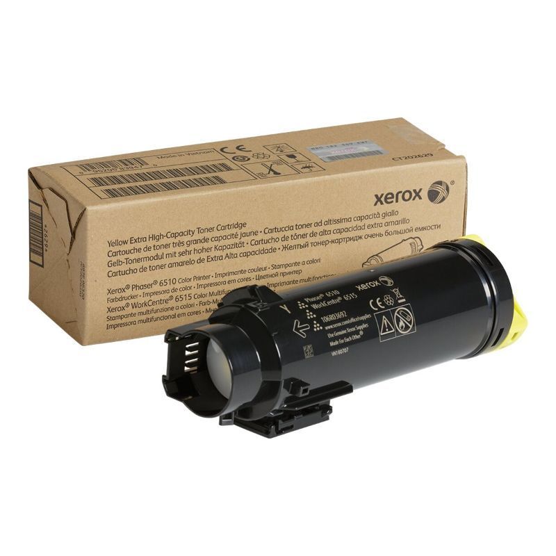 Xerox Phaser 6510/WorkCentre 6515 Amarillo Cartucho de Toner Original Xerox Phaser 6510/WorkCentre 6515 Amarillo Cartucho de Toner Original