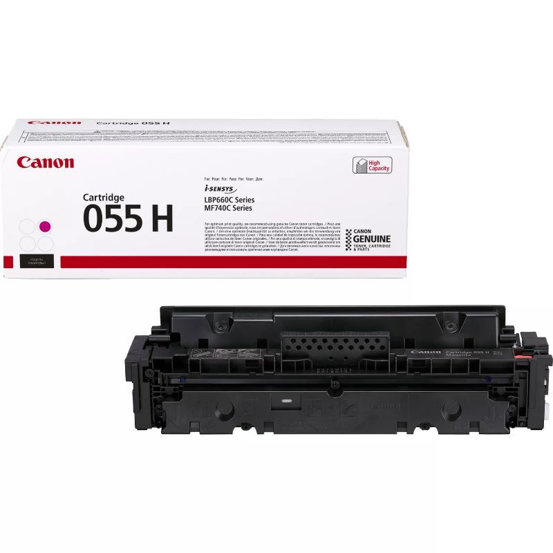 Canon 055H Magenta Cartucho de Toner Original - 3018C002 Canon 055H Magenta Cartucho de Toner Original - 3018C002