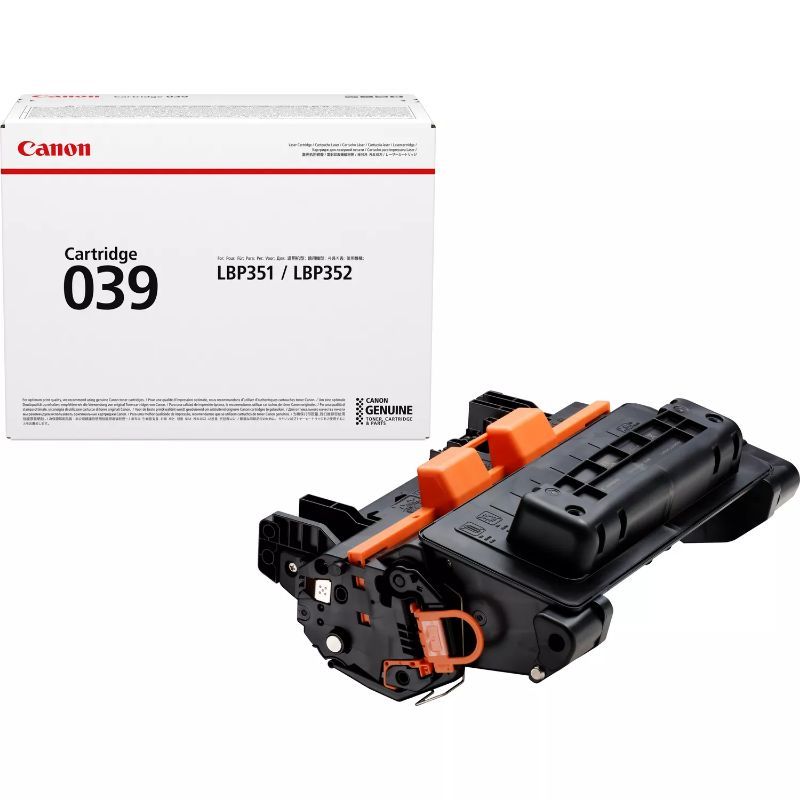 Canon 039 Negro Cartucho de Toner Original - 0287C001 Canon 039 Negro Cartucho de Toner Original - 0287C001