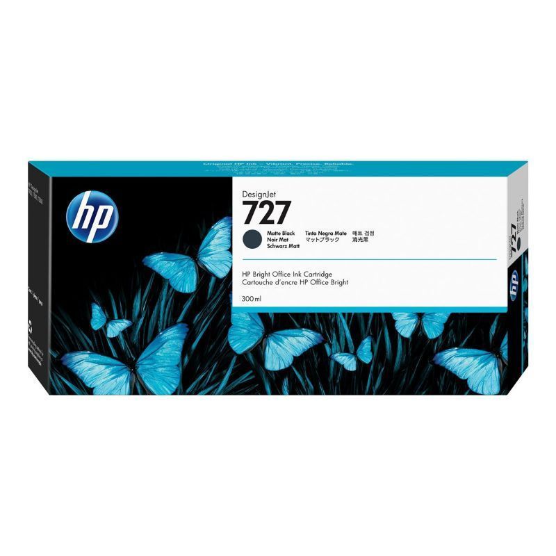 HP 727 Negro Mate Cartucho de Tinta Original HP 727 Negro Mate Cartucho de Tinta Original