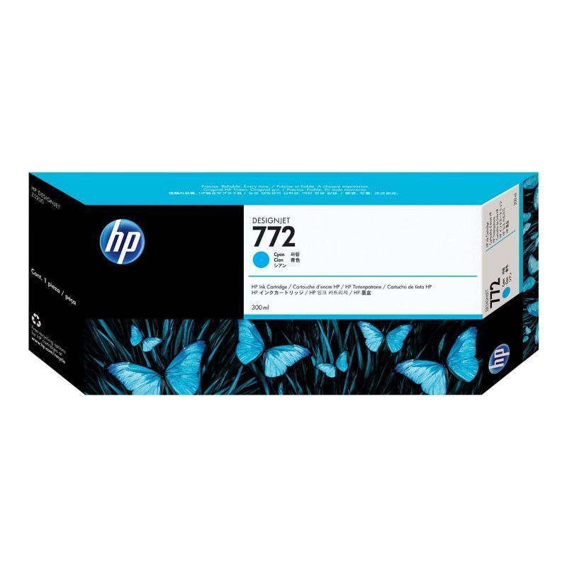 HP 772 Cyan Cartucho de Tinta Original HP 772 Cyan Cartucho de Tinta Original