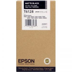 Epson T6128 Negro Mate Cartucho de Tinta Original