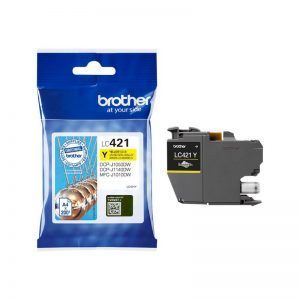 Brother LC421 Amarillo Cartucho de Tinta Original