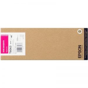 Epson T6063 Magenta Vivido Cartucho de Tinta Original