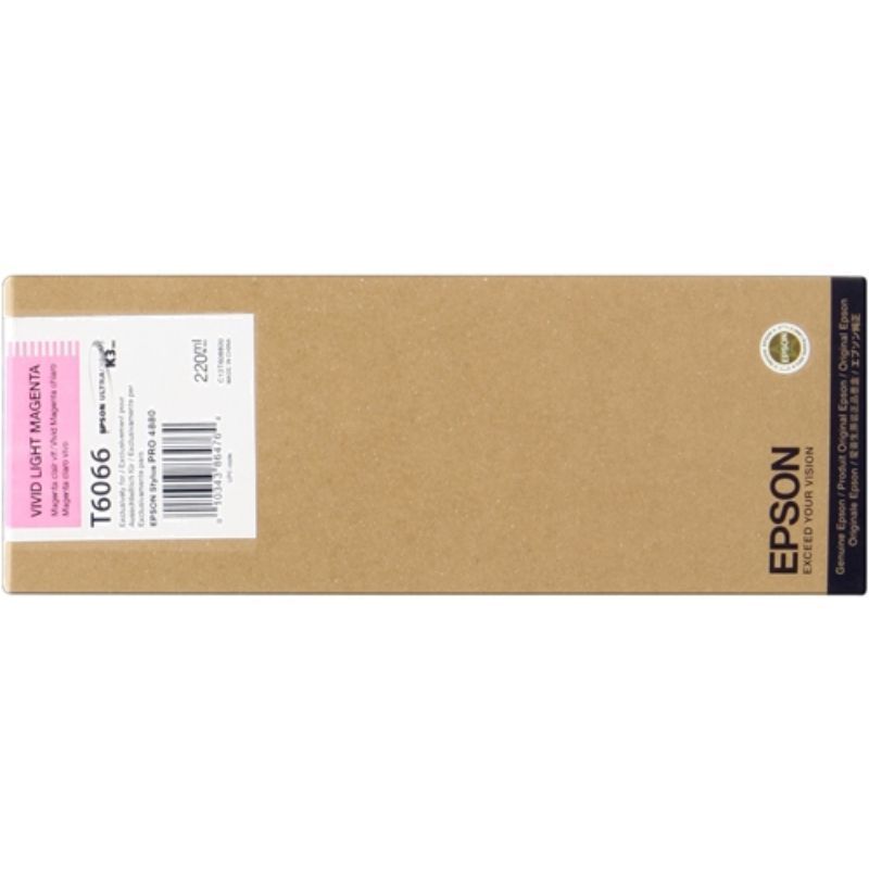 Epson T6066 Magenta Light Vivido Cartucho de Tinta Original Epson T6066 Magenta Light Vivido Cartucho de Tinta Original