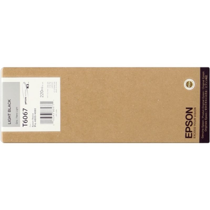 Epson T6067 Negro Light Cartucho de Tinta Original Epson T6067 Negro Light Cartucho de Tinta Original