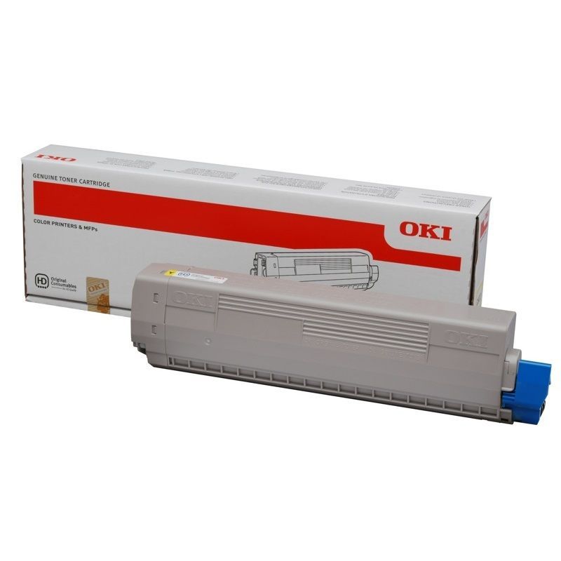 OKI C822 Amarillo Cartucho de Toner Original OKI C822 Amarillo Cartucho de Toner Original