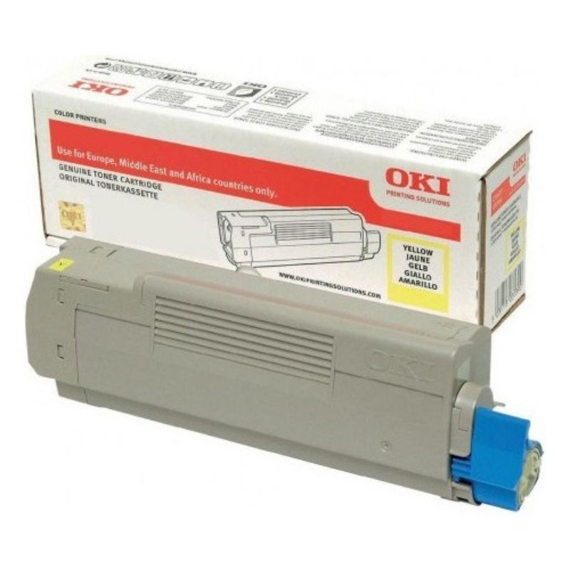 OKI C712 Amarillo Cartucho de Toner Original OKI C712 Amarillo Cartucho de Toner Original