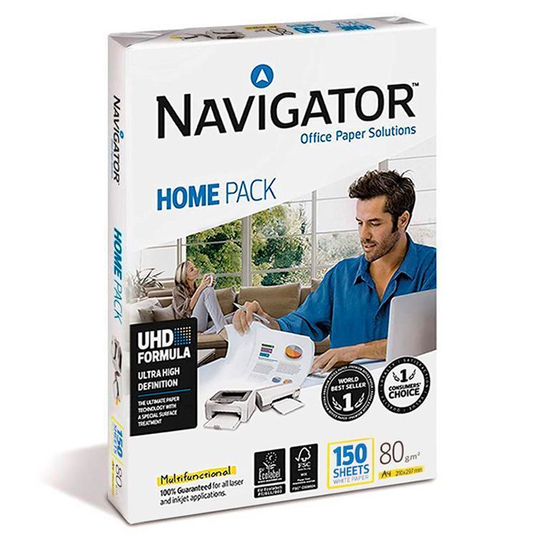 Navigator Folios DIN A4 Papel Fotocopiadora Navigator Folios DIN A4 Papel Fotocopiadora