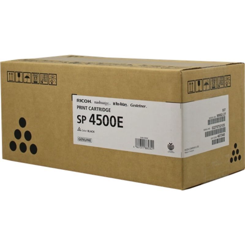 Ricoh Aficio SP3600/SP3610/SP4500/SP4510 Negro Cartucho de Toner Original - SP4500E/407340 Ricoh Aficio SP3600/SP3610/SP4500/SP4510 Negro Cartucho de Toner Original - SP4500E/407340