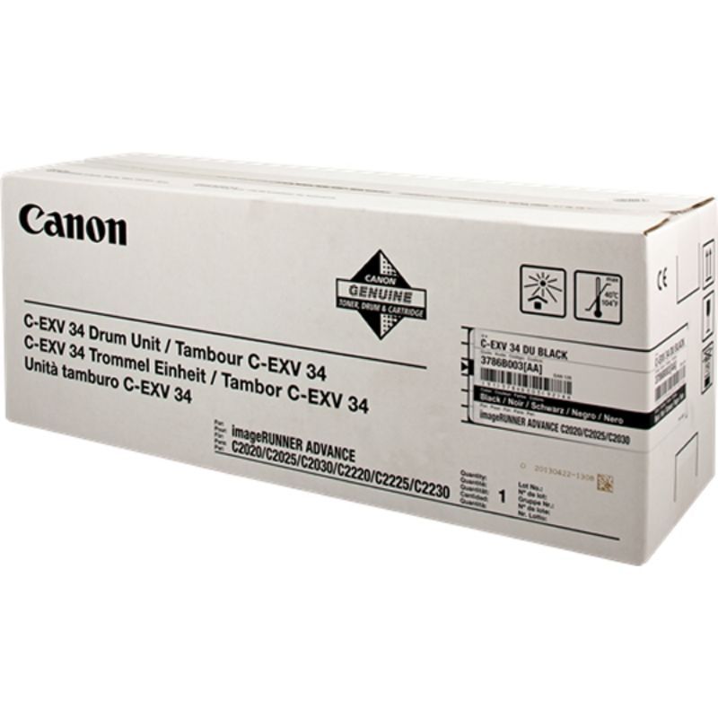 Canon CEXV34 Negro Tambor de Imagen Original (Drum) Canon CEXV34 Negro Tambor de Imagen Original (Drum)