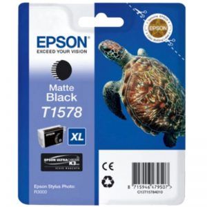 Epson T1578 Negro Mate Cartucho de Tinta Original