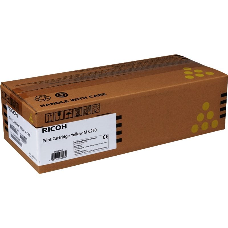 Ricoh MC250/PC300/PC301/PC302 Amarillo Cartucho de Toner Original/M C250Y Ricoh MC250/PC300/PC301/PC302 Amarillo Cartucho de Toner Original/M C250Y