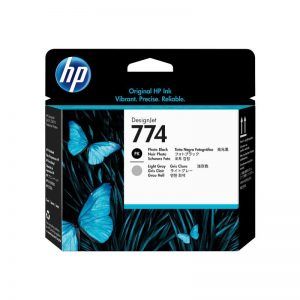 HP 774 Cabezal de Impresion Original - Negro Photo, Gris Light