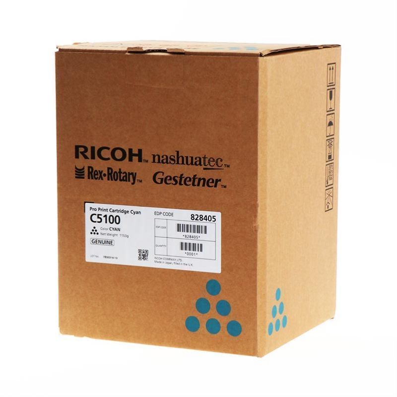 Ricoh Pro C5100/C5110 Cyan Cartucho de Toner Original Ricoh Pro C5100/C5110 Cyan Cartucho de Toner Original