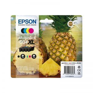 Epson 604XL Pack de 4 Cartuchos de Tinta Originales