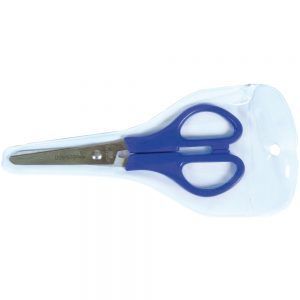 Liderpapel Tijera Escolar con Funda Punta Redonda
