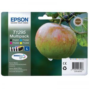 Epson T1295 Pack de 4 Cartuchos de Tinta Originales