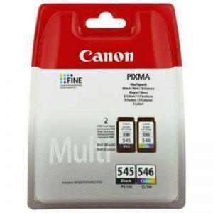 Canon PG545 Negro + CL546 Color Pack de Cartuchos de Tinta Originales