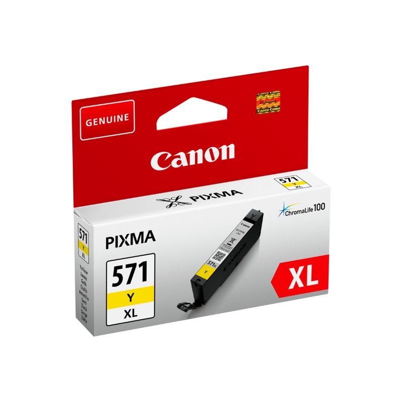 Canon CLI571XL Amarillo Cartucho de Tinta Original - 0334C001 Canon CLI571XL Amarillo Cartucho de Tinta Original - 0334C001