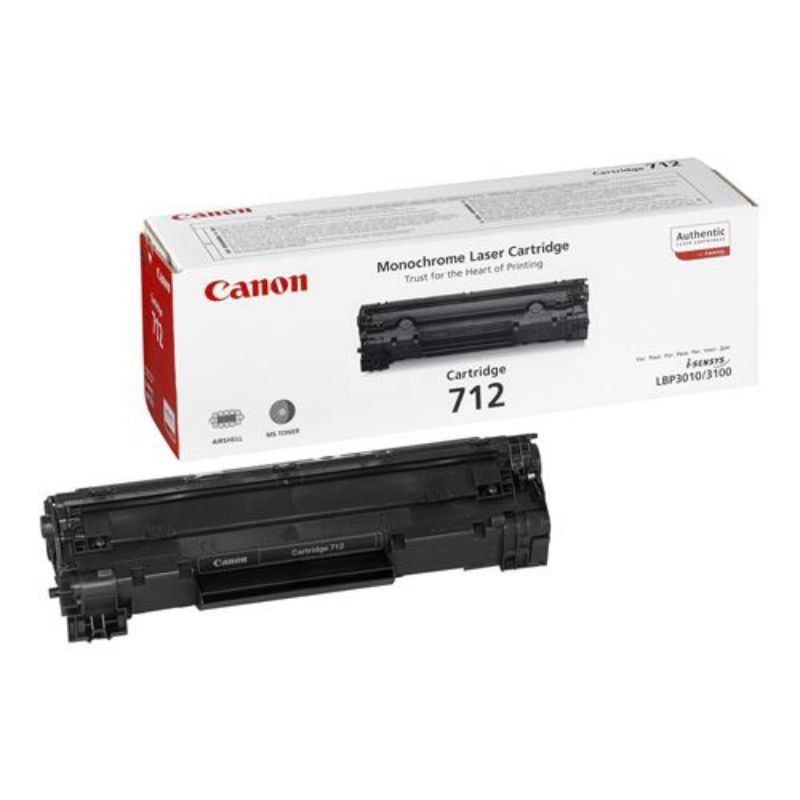 Canon 712 Negro Cartucho de Toner Original - 1870B002 Canon 712 Negro Cartucho de Toner Original - 1870B002
