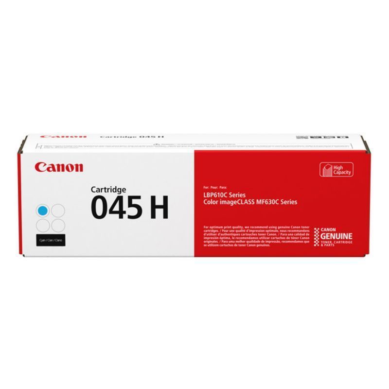 Canon 045H Cyan Cartucho de Toner Original - 1245C002 Canon 045H Cyan Cartucho de Toner Original - 1245C002