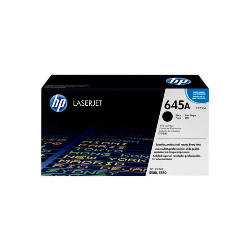 HP C9730A Negro Cartucho de Toner Original - 645A HP C9730A Negro Cartucho de Toner Original - 645A