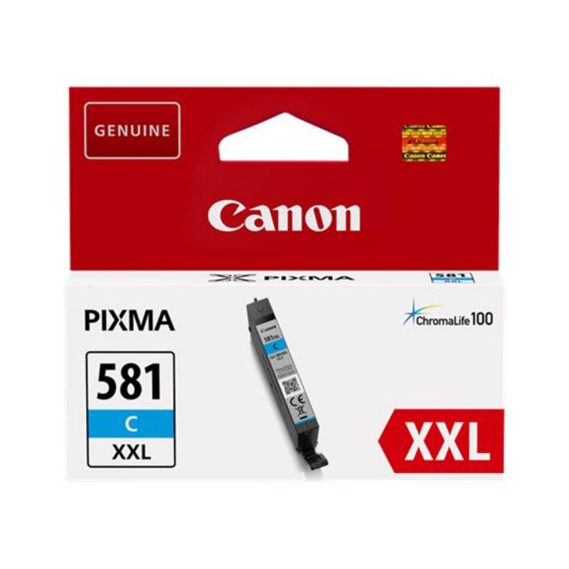 Canon CLI581XXL Cyan Cartucho de Tinta Original - 1995C001 Canon CLI581XXL Cyan Cartucho de Tinta Original - 1995C001
