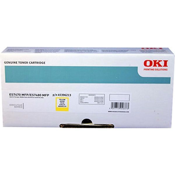 OKI Executive ES7460/ES7470/ES7480 Amarillo Cartucho de Toner Original OKI Executive ES7460/ES7470/ES7480 Amarillo Cartucho de Toner Original
