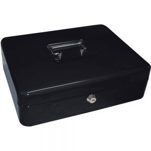 Q Connect Caja Caudales Portamonedas y Billetes 200x90x160mm