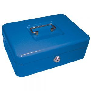 Q Connect Caja Caudales Portamonedas y Billetes 200x90x160mm