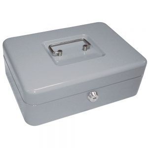 Q Connect Caja Caudales Portamonedas y Billetes 200x90x160mm