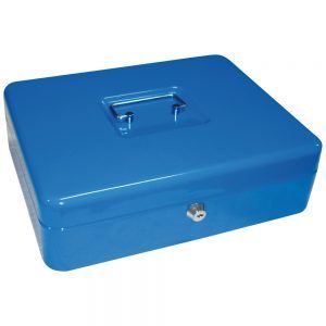 Q Connect Caja Caudales Portamonedas y Billetes 200x90x160mm
