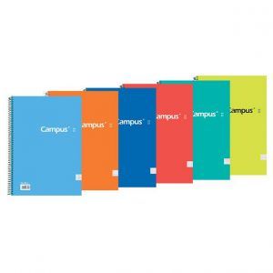 Campus Bloc Cuaderno Espiral Tapa Dura