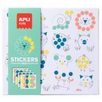 APLI Juego de Gomets Geométricos Animales APLI Juego de Gomets Geométricos Animales
