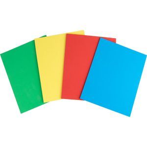 Liderpapel Planchas de Caucho 25x20cm 4 Colores