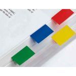 Q Connect Banderitas Separadoras 25x45mm Transparentes y Color