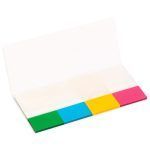 Q Connect Banderitas Separadoras 25x45mm Transparentes y Color