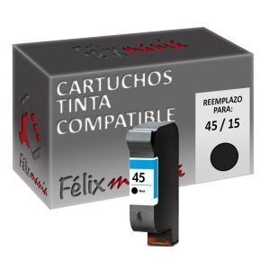 Cartucho Negro Compatible HP 45 XL