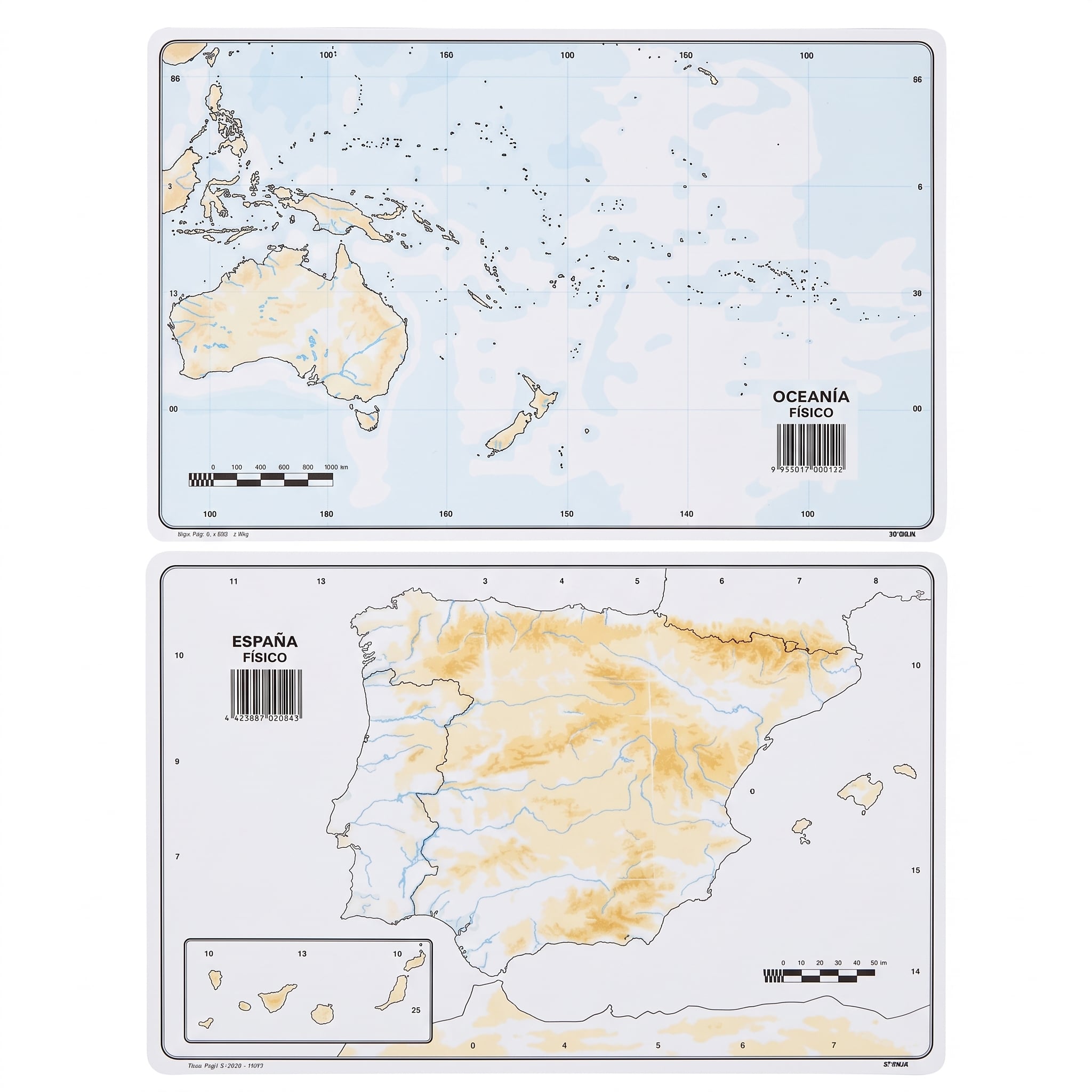 Mapa Mudo A4 Físico Mapa Mudo A4 Físico