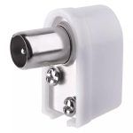 EMOS Conector Angular 90º de Antena Coaxial