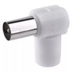 EMOS Conector Angular de Antena Coaxial