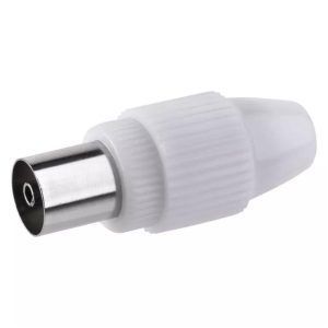 EMOS Conector Recto de Antena Coaxial