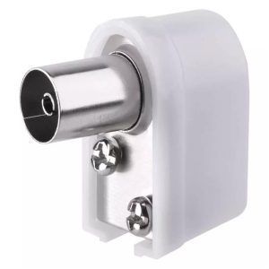 EMOS Conector Angular 90º de Antena Coaxial