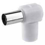 EMOS Conector Angular de Antena Coaxial
