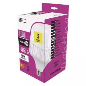 EMOS Bombilla LED Classic T140, 44.5W, Blanco Neutro