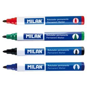 MILAN Rotulador Permanente Punta Redonda Ø 4mm