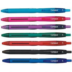 Campus Bolígrafos Colours XVI Retráctil 0.7mm
