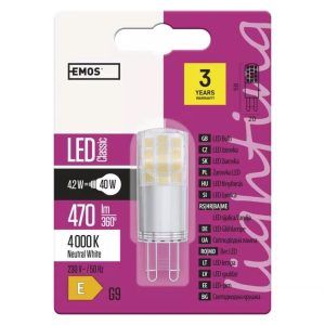 EMOS Bombilla LED Classic JC G9